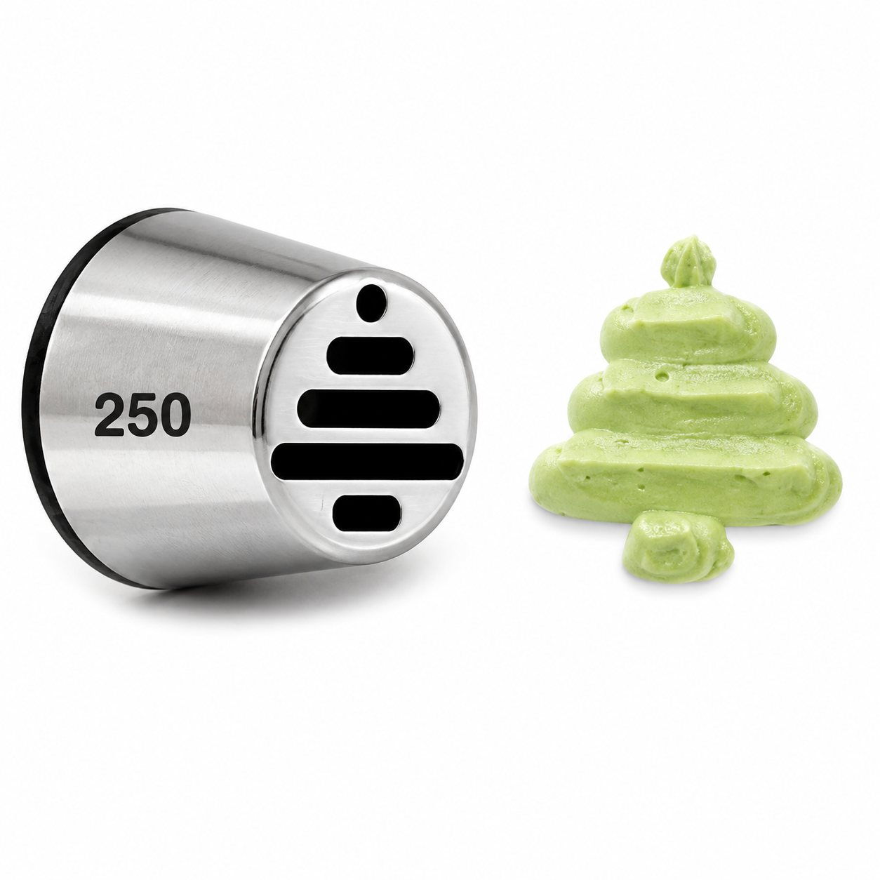 Christmas Tree Piping Tip – #250 Wilton Specialty Stainless Steel Decorating Tip