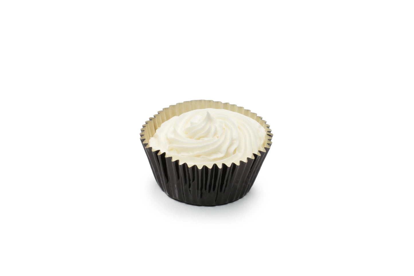 Cupcake Liners Standard Black Foil 32-Count