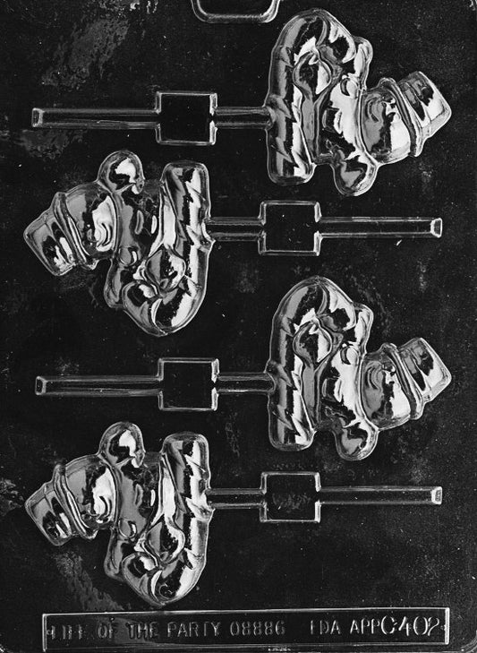 Life of the Party Snowman On Cane Lolly