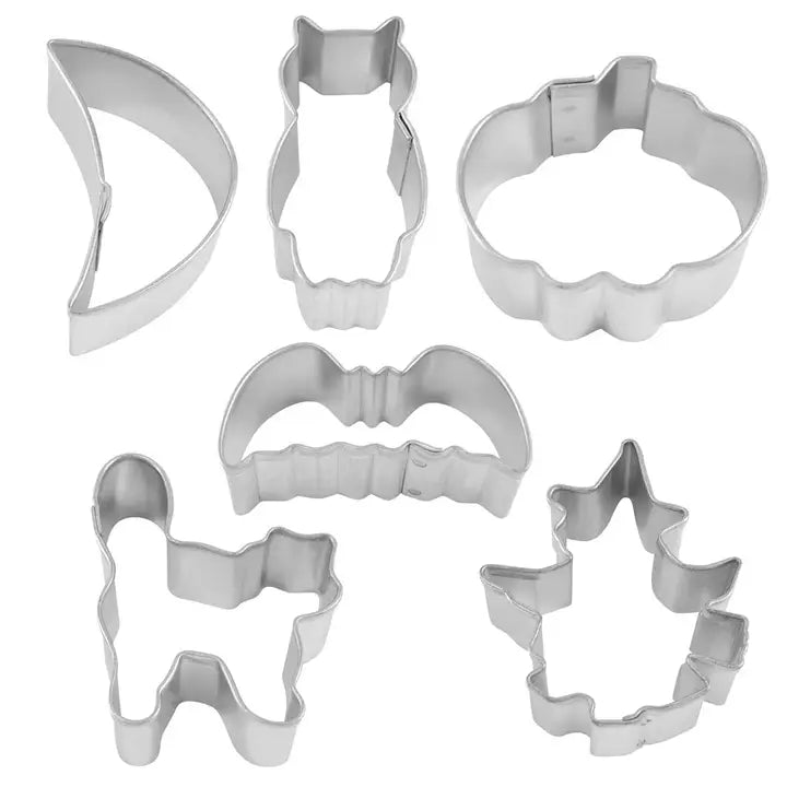Mini Halloween 6 Pc Cookie Cutter Set