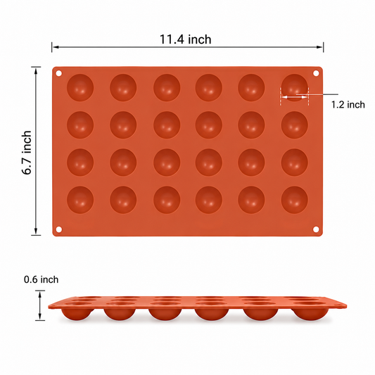 Small Dome Chocolate Silicone Mold