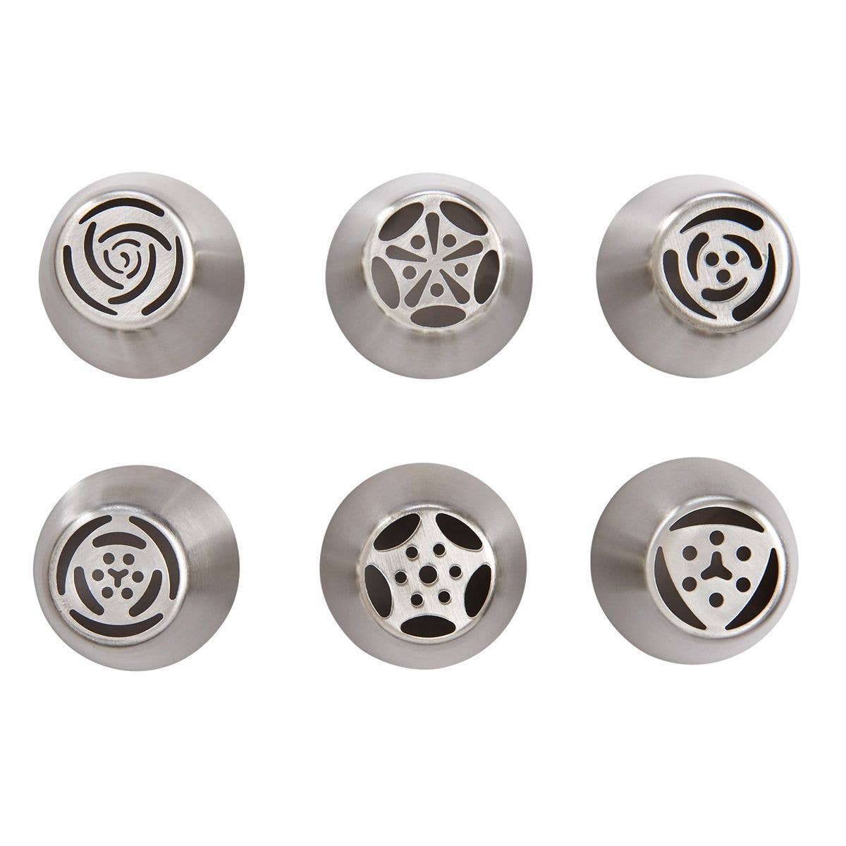 Russian Piping Tips for Buttercream Flowers – Mrs. Anderson Set of 6 Decorating Tips