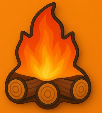 American Tradition Cookie Cutters 3.5 Campfire Cookie Cutter