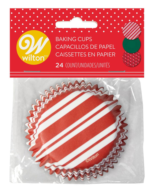 Cupcake Liners Christmas 24-Count
