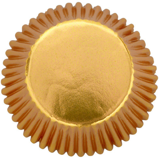 Cupcake Liners Standard Yellow Foil 24-Count