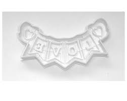 Love Banner Cookie Cutter