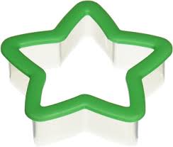 Green Grippy Star Cookie Cutter