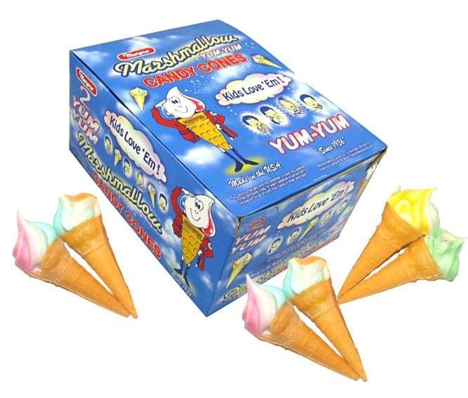 Marshmallow Cones 2pk