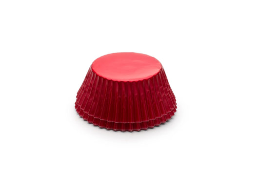 Cupcake Liners Standard Red Foil 32-Count