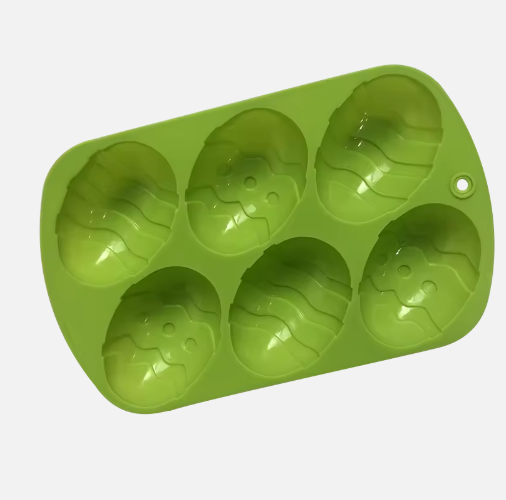 Easter Egg Chocolate Mold 6 Cavity