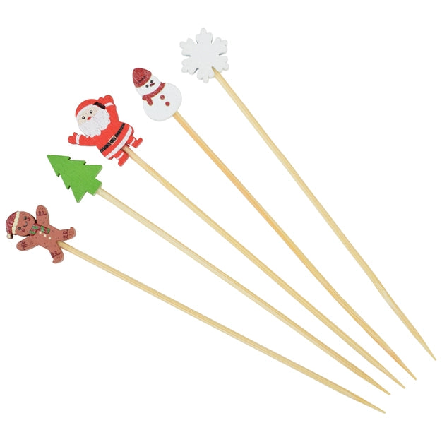 Christmas Cocktail Picks 25 Count