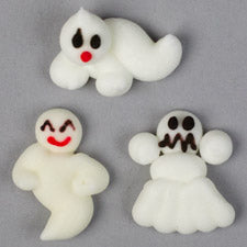 Edible Decorations Mini Ghost 12 Count