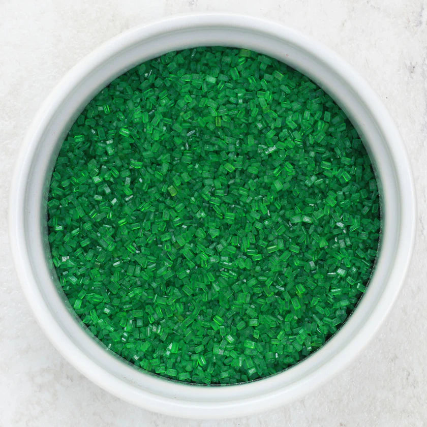 Green Coarse Sugar Crystals