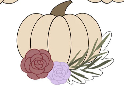 Pumpkin And Leaves Cookie Cutter