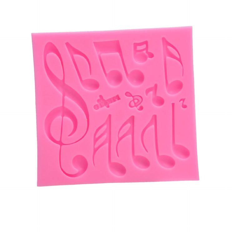 Silicone Music Notes