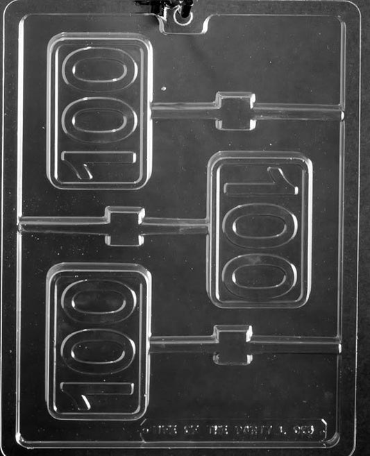 Life of the Party Number 100 Plain Lolly