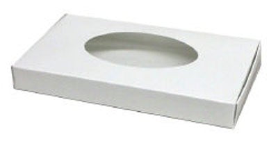 Candy Box w/ Window 1 Lb. White - 5 Count