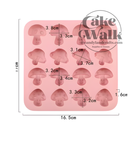 Mushroom Chocolate Candy Silicone Mold