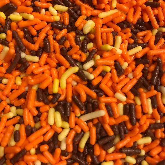 Sprinkles Orange, Yellow, Brown mix 4oz