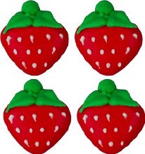 Edible Decorations Mini Strawberry 3/4in 6-Count