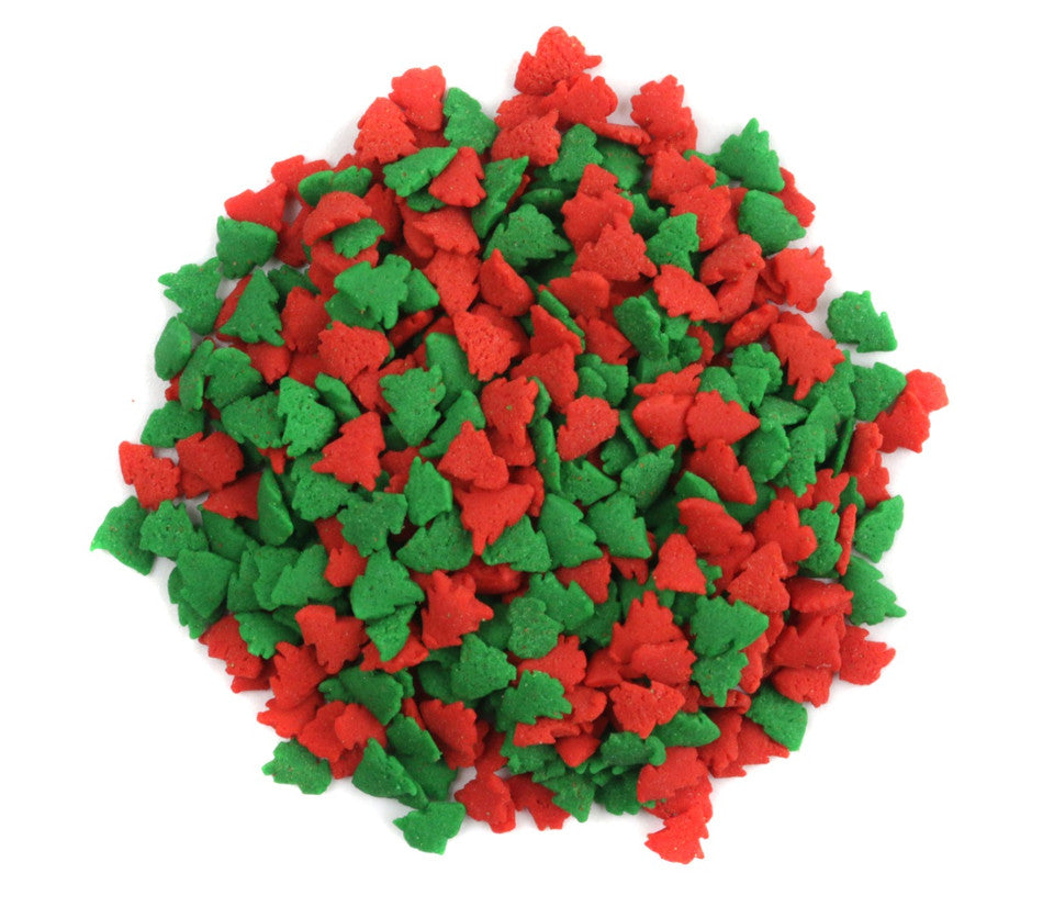 Confetti Trees Red And Green 6oz