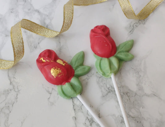 Life Of The Party Long Stem Rose Lollipop Mold 3 Cavity