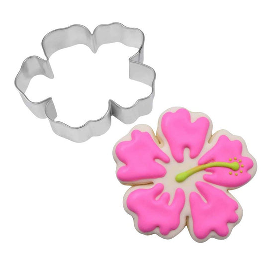Hibiscus Cookie Cutter 3.5in
