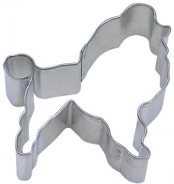 Poodle Cookie Cutter 3in