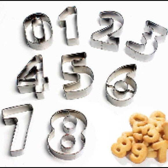 Numbers 9pc Cookie Cutter Set