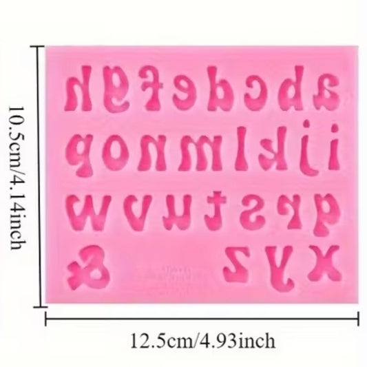 Fondant Lower Case Letter Mold