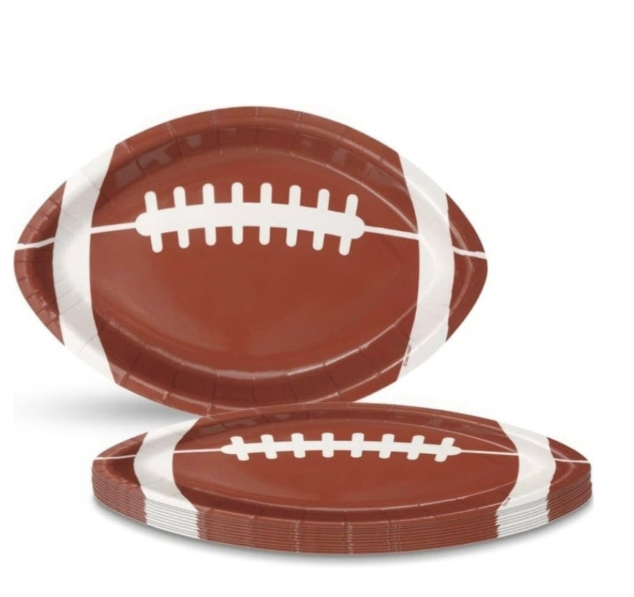 Football Shaped Plates