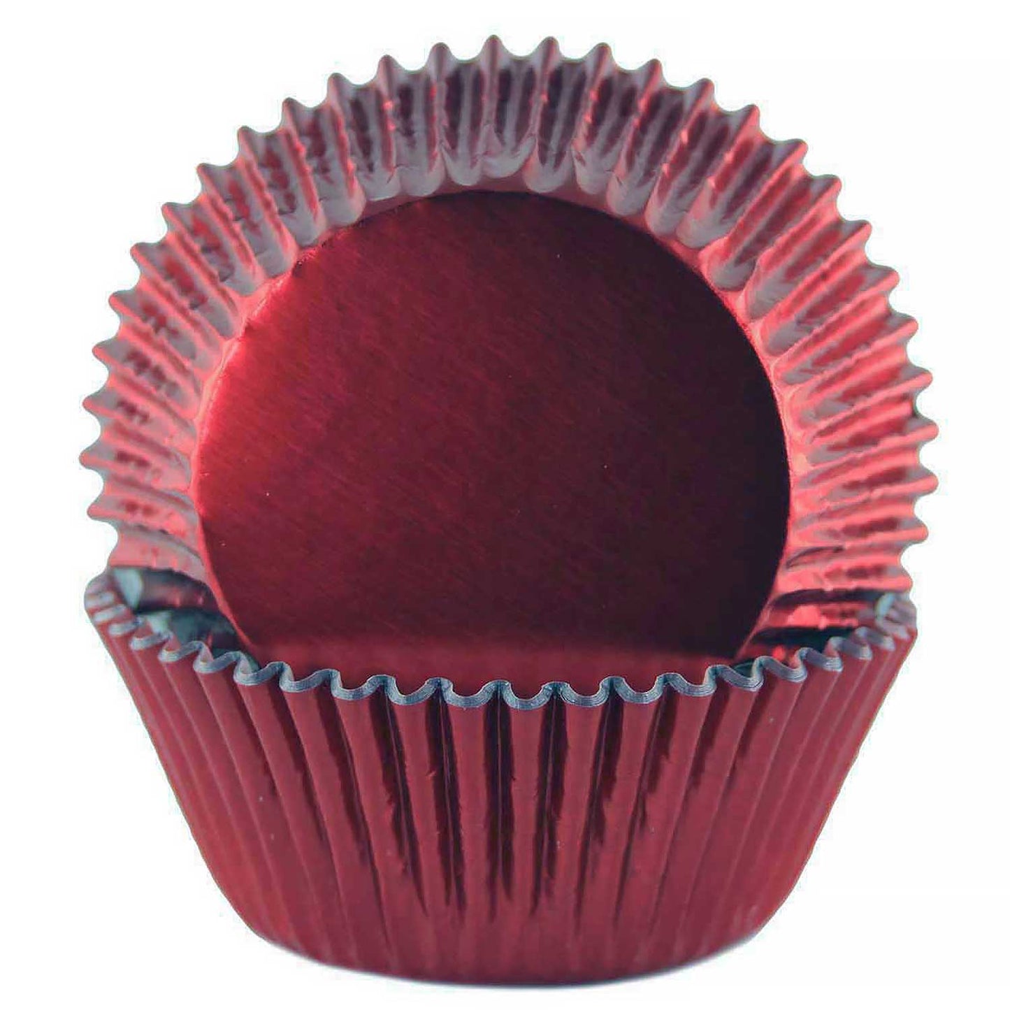 Burgundy Foil Cupcake Wrappers 100 Count