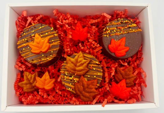 Edible Decoration Fall Leaves 10 Count