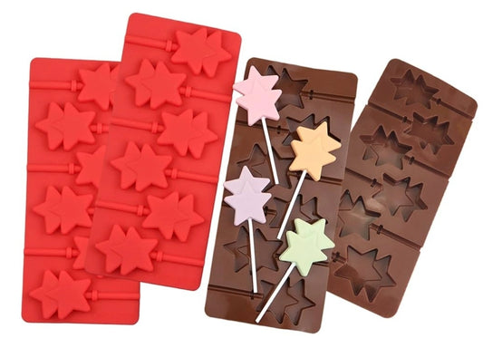 Double Star Lollipop Mold
