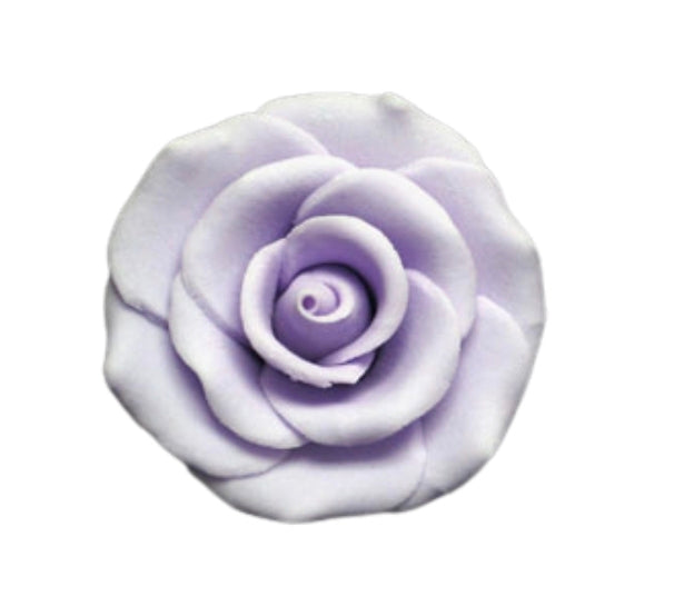 Gum Paste Rose XL 3in Lavender  1-Count