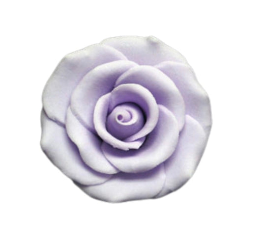 Gum Paste Rose XL 3in Lavender  1-Count
