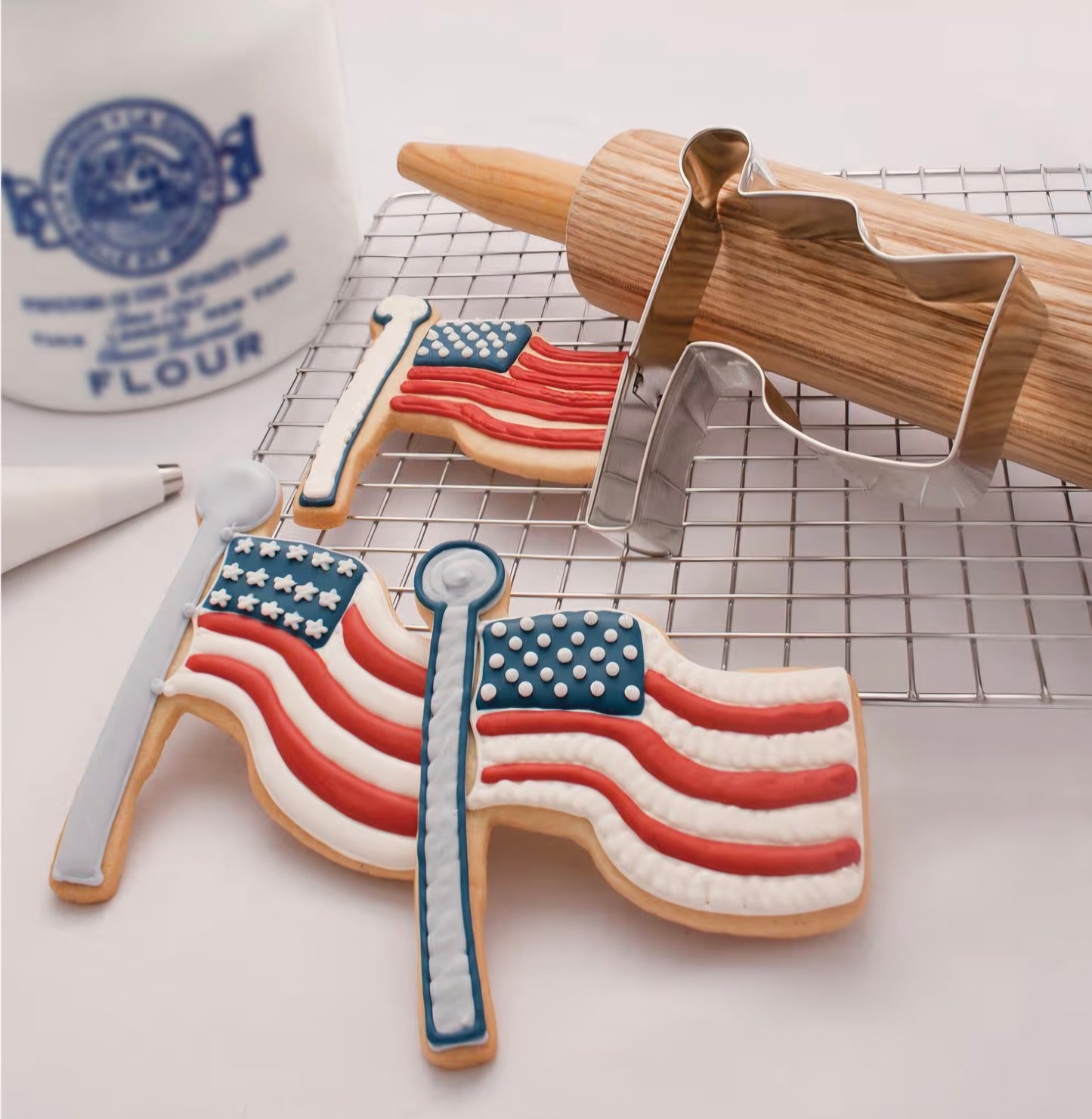 Flagpole Cookie Cutter