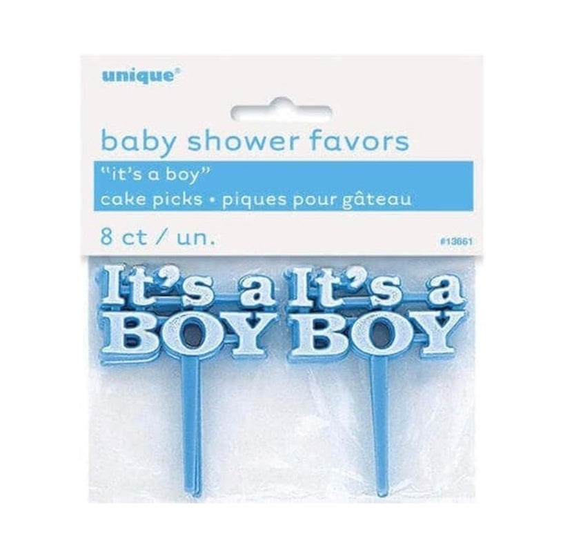 Its a Boy Cupcake Toppers 8ct
