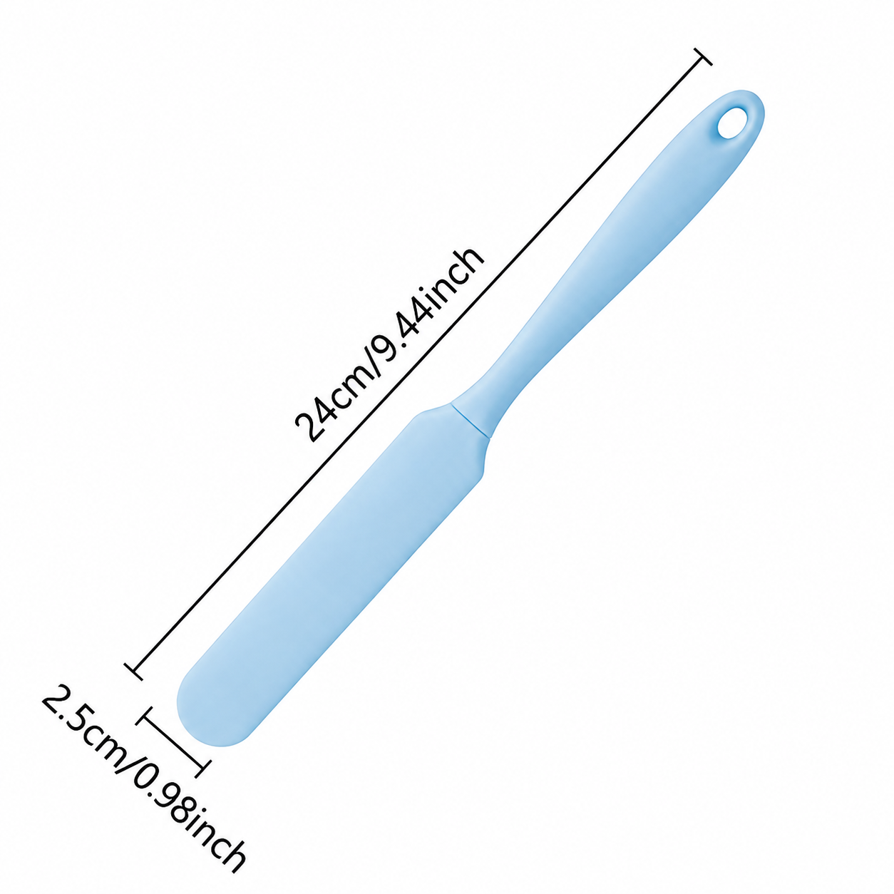 Silicone Jar & Bottle Spatula – Narrow Scraper