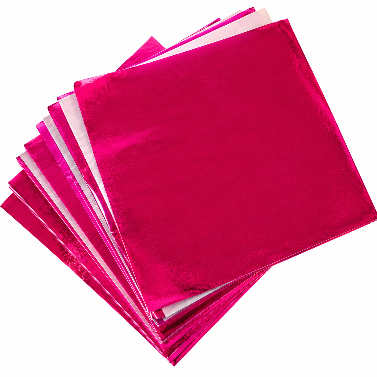 Red Foil Candy Wrappers 3x3 in – Chocolate Foils, 125 Count