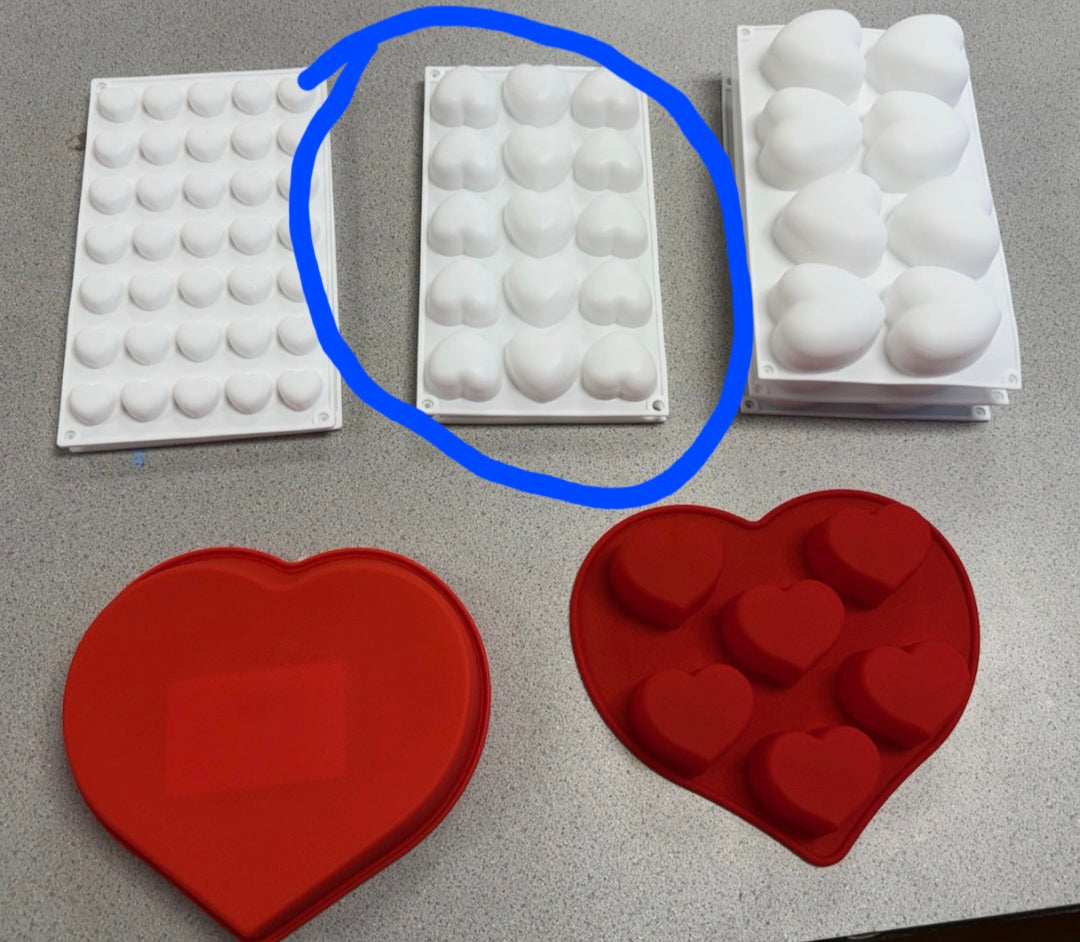 Heart Silicone Chocolate & Dessert Mold