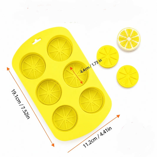 Lemon Silicone Mold 6 Cavity