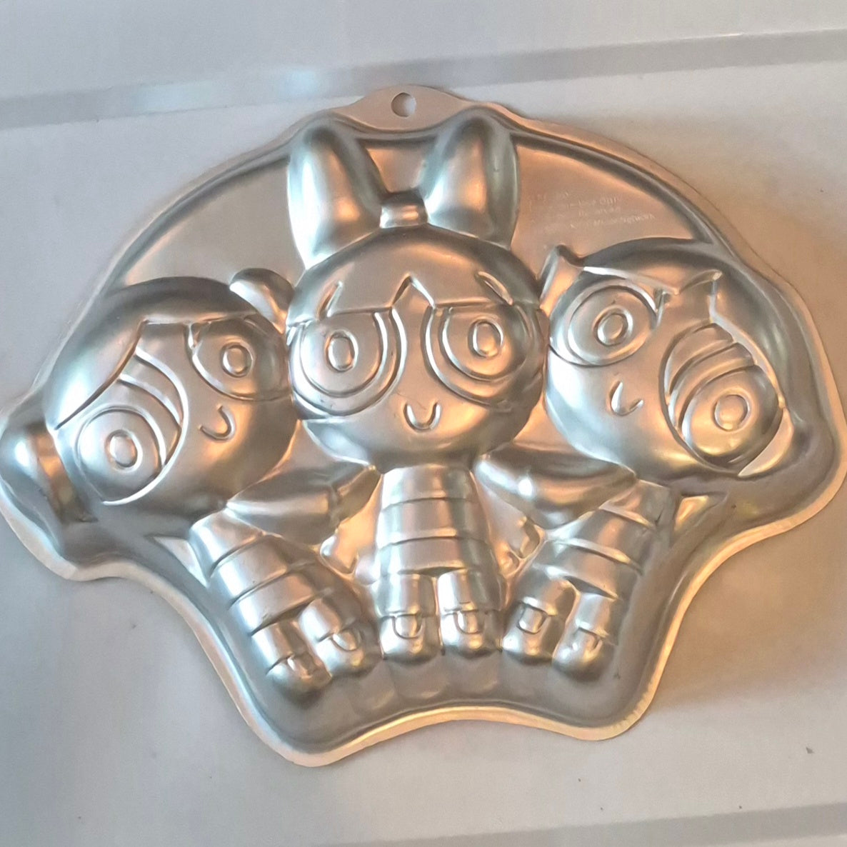 Wilton Powerpuff Girls Cake Pan Cartoon Network 2000 w/ Insert Vintage