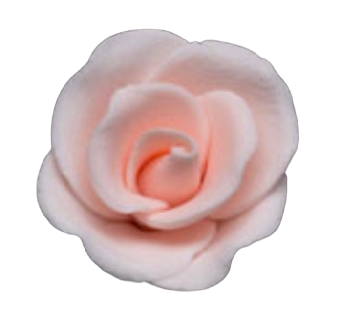 Gum Paste Rose Small 1in Peach 4-Count