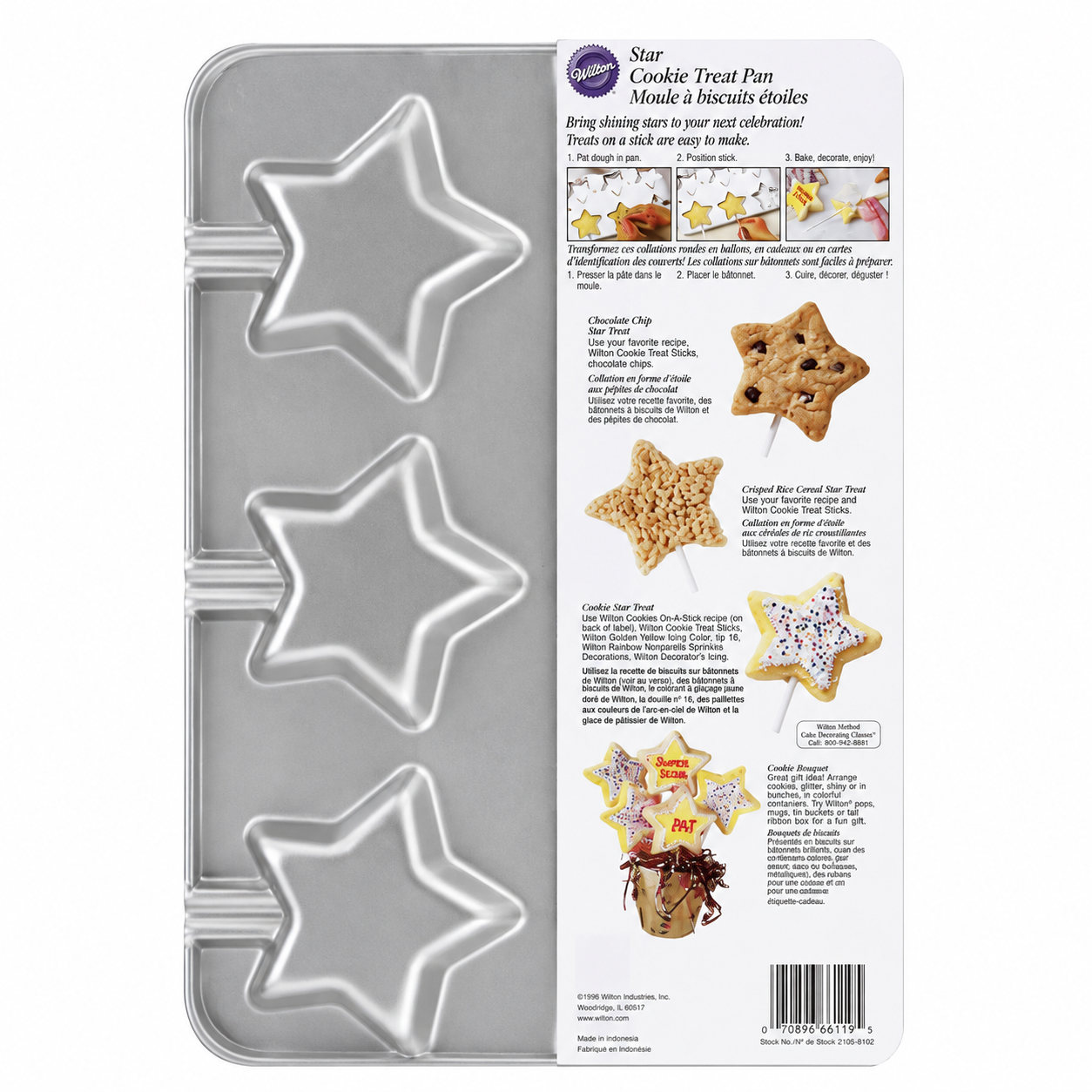 Wilton Star Cookie Treat Pan New 1998