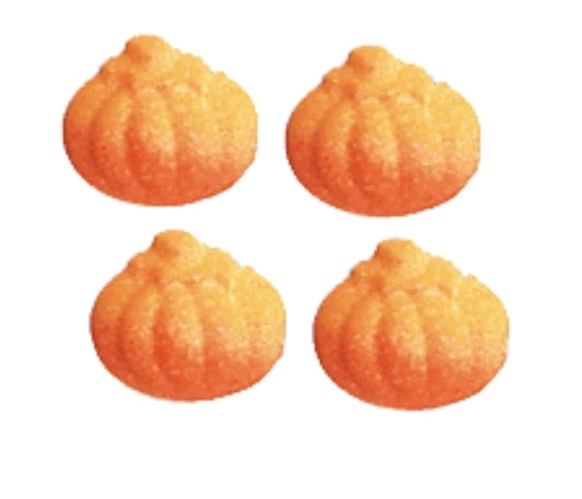 Edible Decorations Pumpkin Mini 3/4in 12-Count