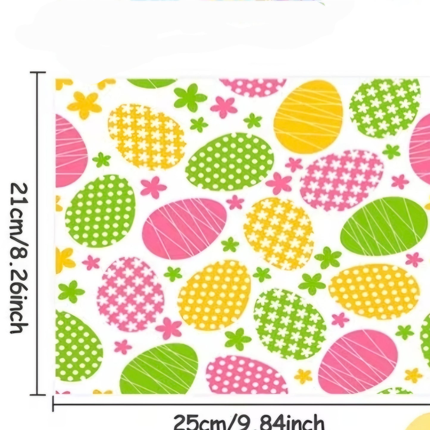 Easter Egg Wax Paper 25 Count
