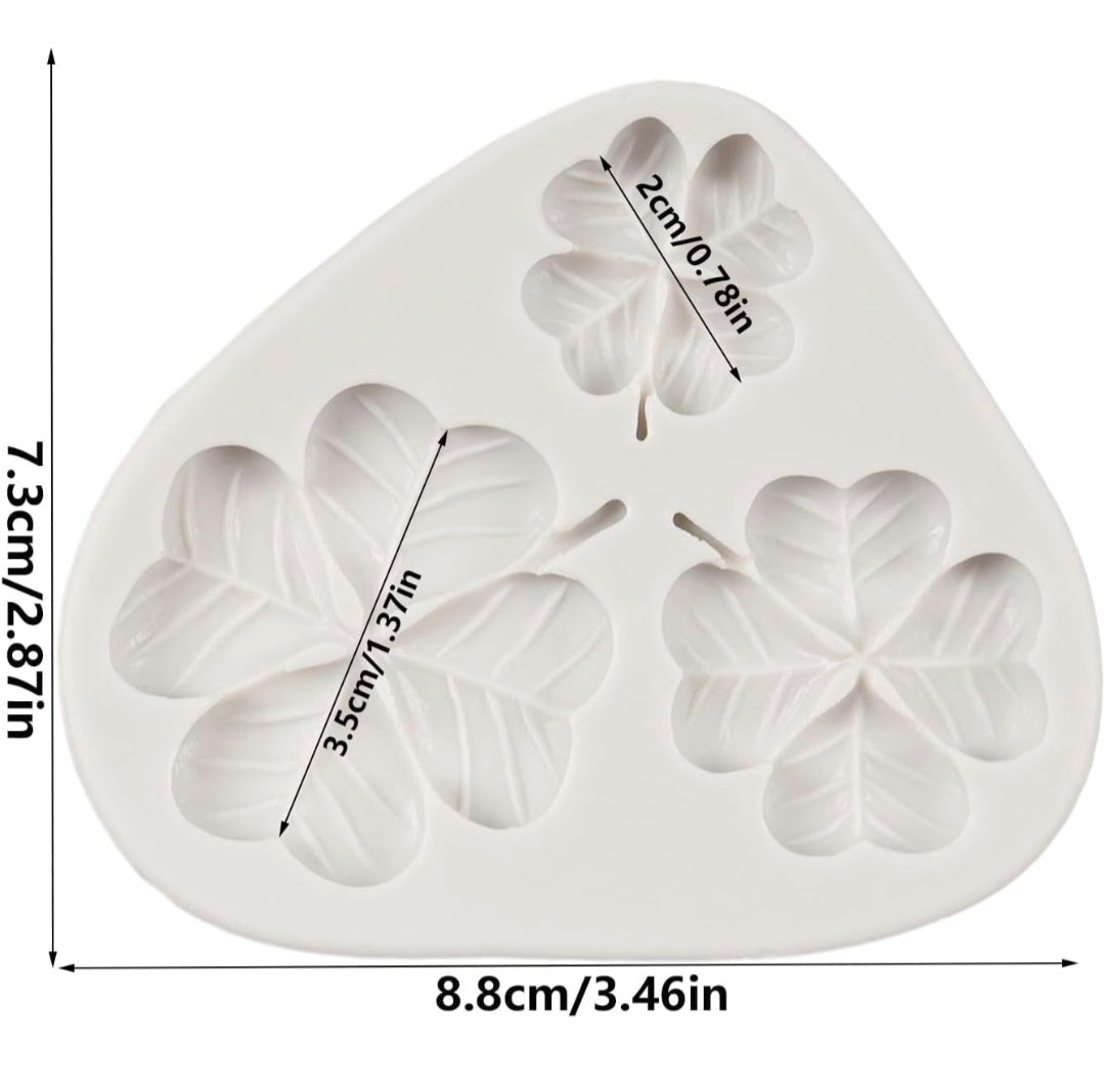 Shamrock Mold - St Patrick's Day Fondant & Chocolate