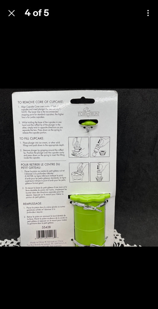 Fox Run Cupcake Corer | Easy Cupcake Filling Tool
