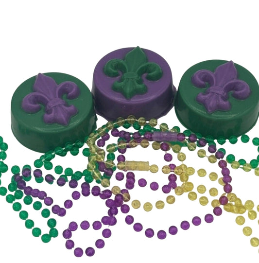 Life Of The Party Mardi Gras Fleur De Lis Cookie Mold 6 Cavity